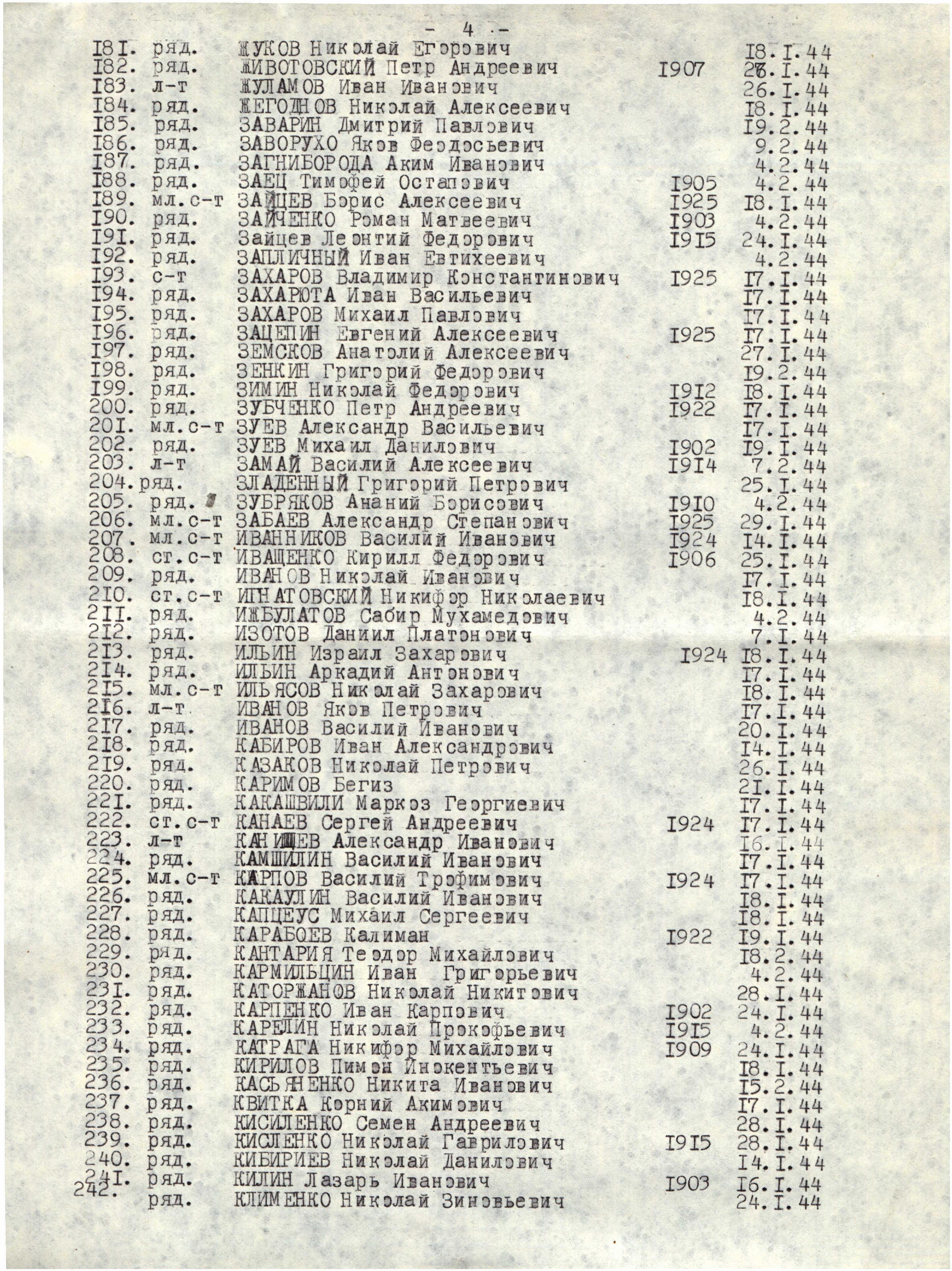 ������ ���� ��������