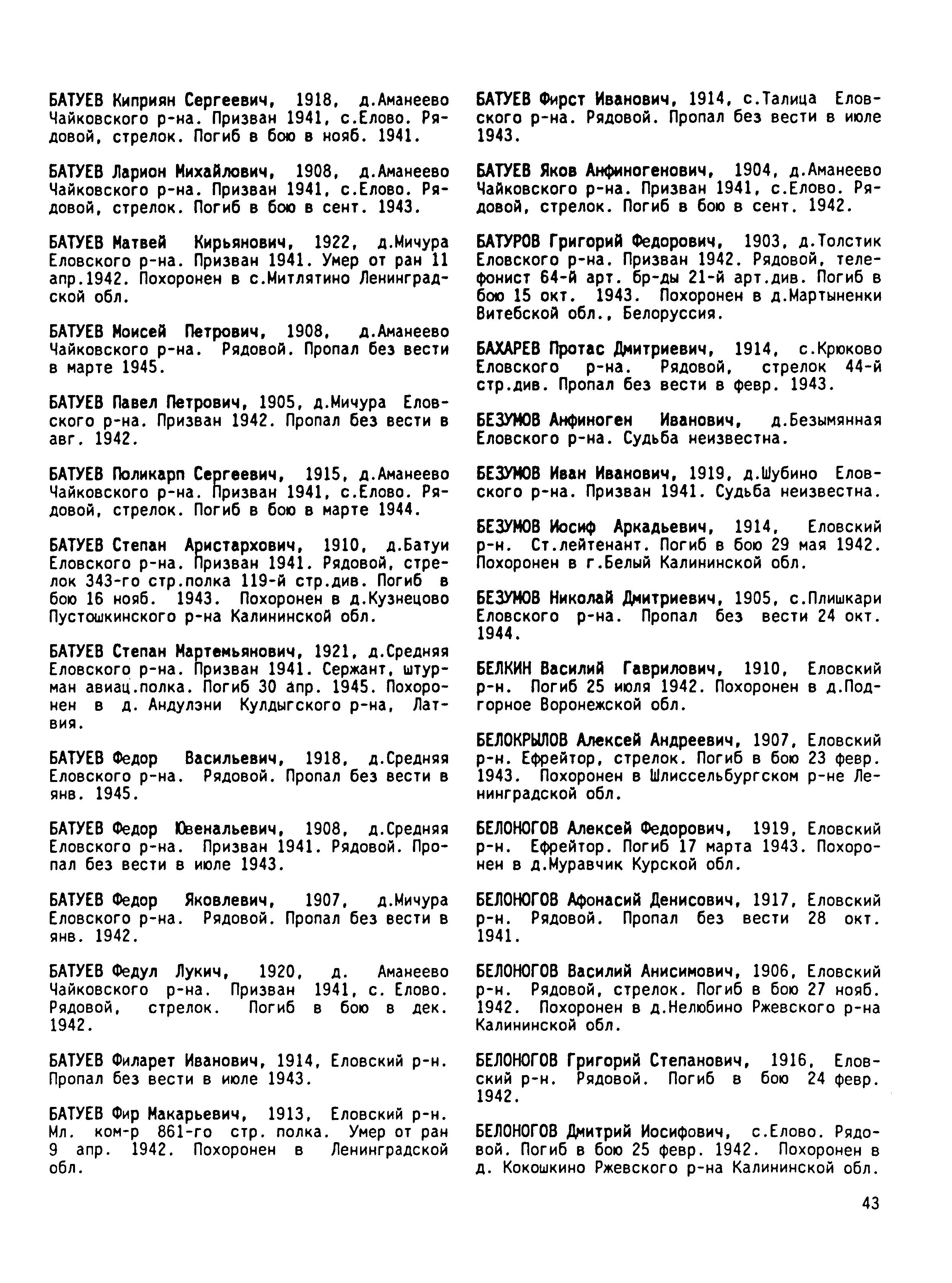 ������ ���� �������������