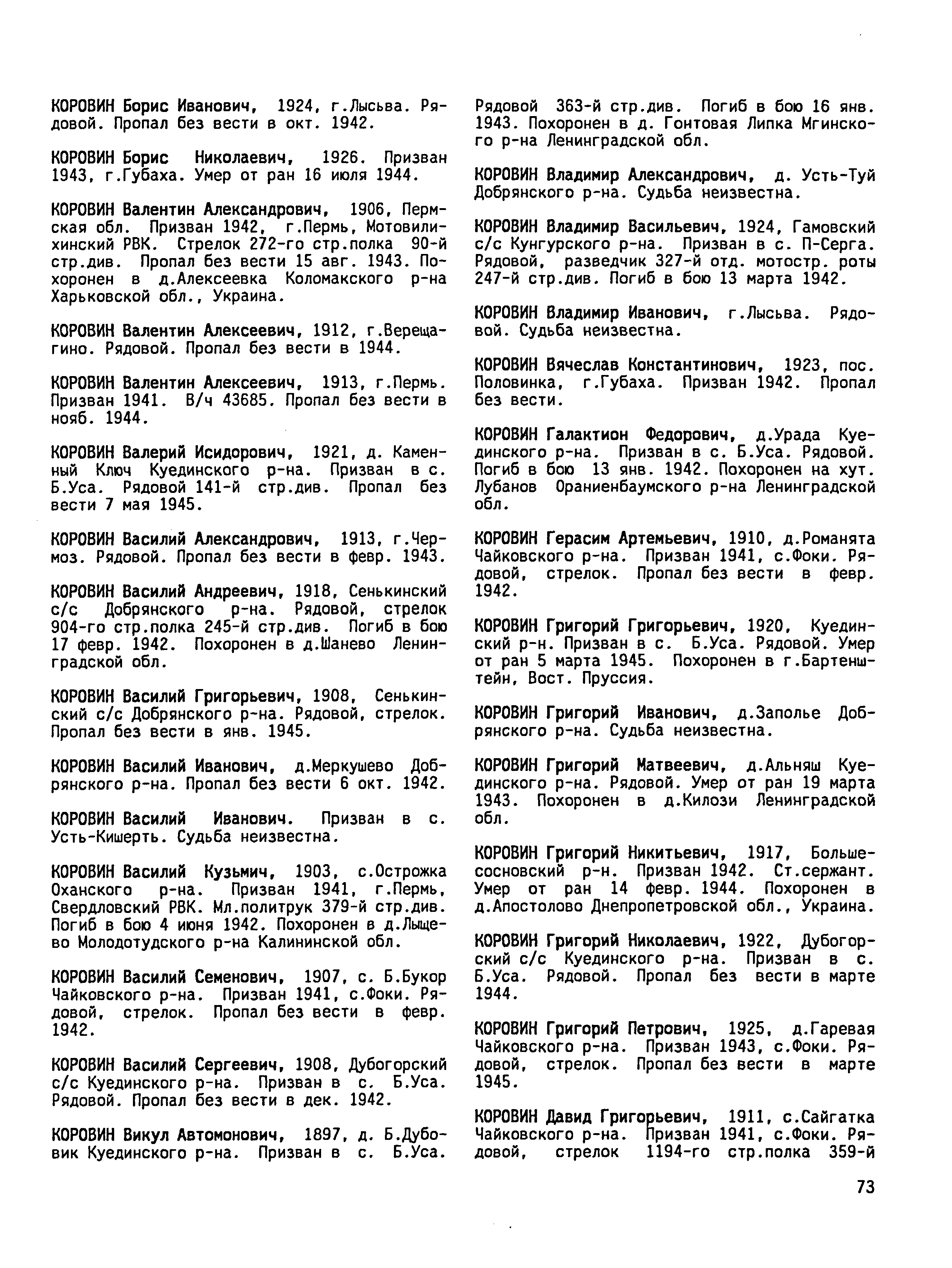 ������ ���������� ���������